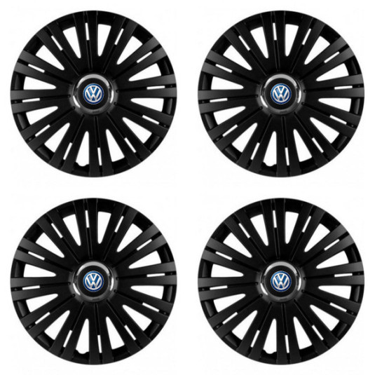 Poklice pro VW (modré) 16 ACTIVE RC BLACK