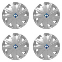 Poklice pro VW (modré) pre dodávky 16 Craft silver