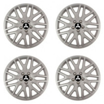 Poklice pro Mitsubishi (stříbrné) 14 DAKAR