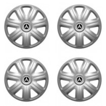 Poklice pro Mitsubishi (stříbrné) 14 COMFORT