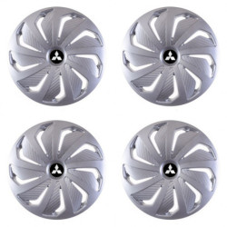 Poklice pro Mitsubishi (stříbrné) 15 WIND RC SI