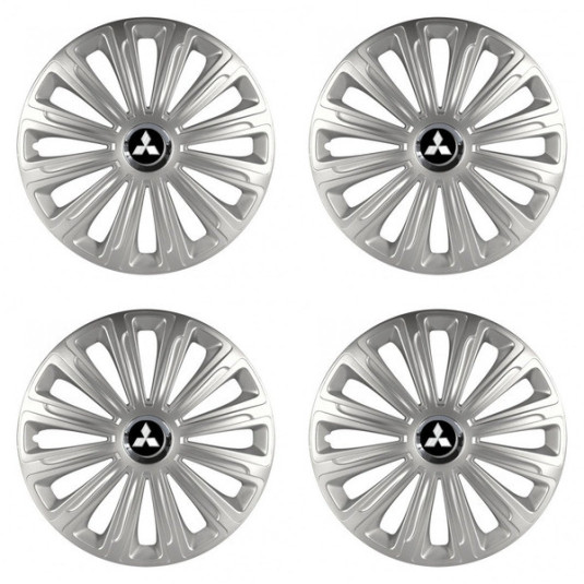 Poklice pro Mitsubishi (stříbrné) 15 TREND RC