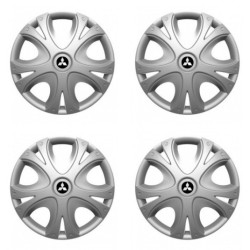 Poklice pro Mitsubishi (stříbrné) 15 DYNAMIC