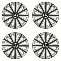 Poklice pro Mitsubishi (stříbrné) 16 TREND RC double colour