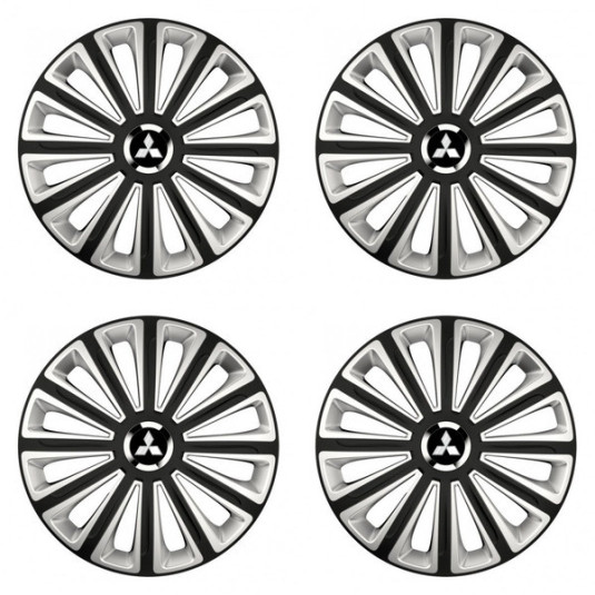 Poklice pro Mitsubishi (stříbrné) 16 TREND RC double colour