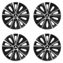 Poklice pro Mitsubishi (stříbrné) 16 RAPIDE silver and black