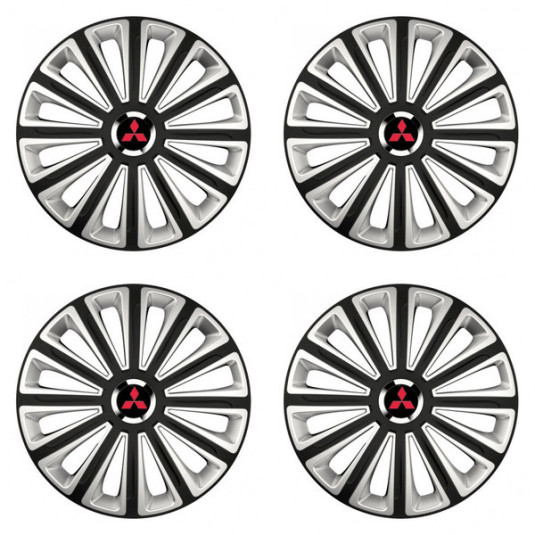 Poklice pro Mitsubishi (červené) 14 TREND RC double colour
