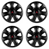 Poklice pro Mitsubishi (červené) 14 COMFORT BLACK