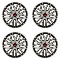 Poklice pro Mitsubishi (červené) 15 Dakar NC silver and black