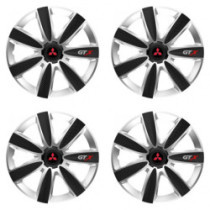 Poklice pro Mitsubishi (červené) 15 GTX CARBON silver/black
