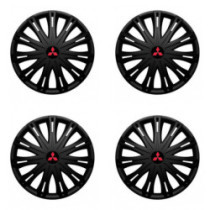 Poklice pro Mitsubishi (červené) 15 SPARK BLACK