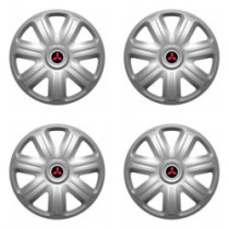 Poklice pro Mitsubishi (červené) 15 COMFORT