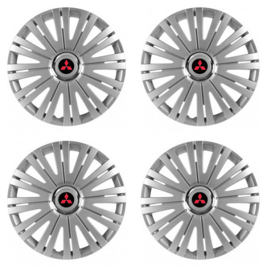 Poklice pro Mitsubishi (červené) 15 ACTIVE RC