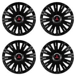Poklice pro Mitsubishi (červené) 15 ACTIVE RC BLACK