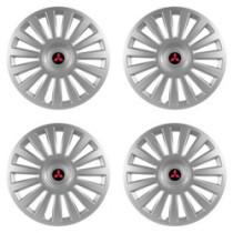 Poklice pro Mitsubishi (červené) 16 Luxury