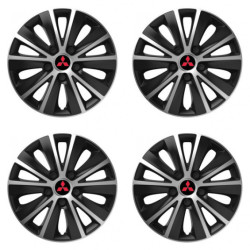 Poklice pro Mitsubishi (červené) 16 RAPIDE silver and black