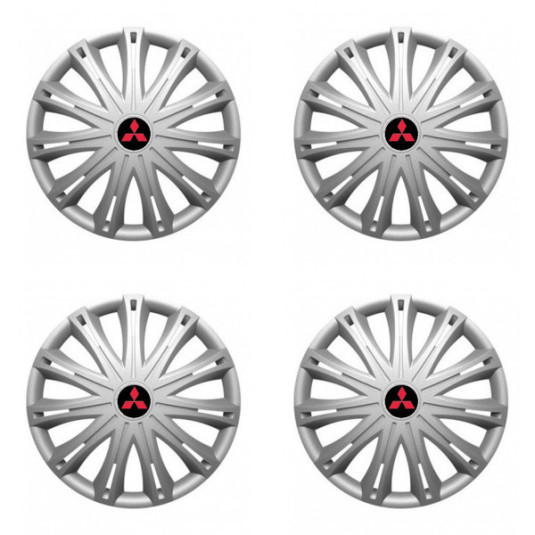 Poklice pro Mitsubishi (červené) 17 SPARK