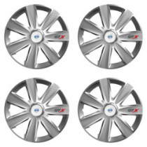 Poklice pro Volvo (bílé) 14 GTX CARBON silver