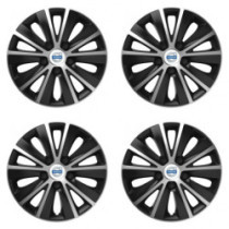 Poklice pro Volvo (bílé) 14 RAPIDE silver and black