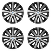 Poklice pro Volvo (bílé) 15 Aviator carbon silver&black