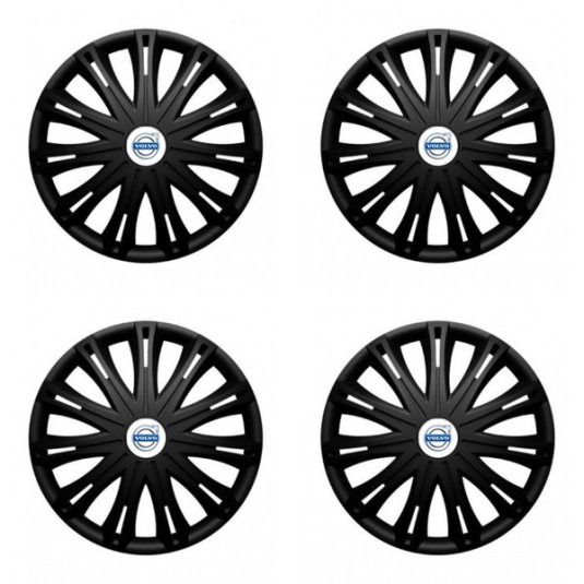 Poklice pro Volvo (bílé) 15 SPARK BLACK