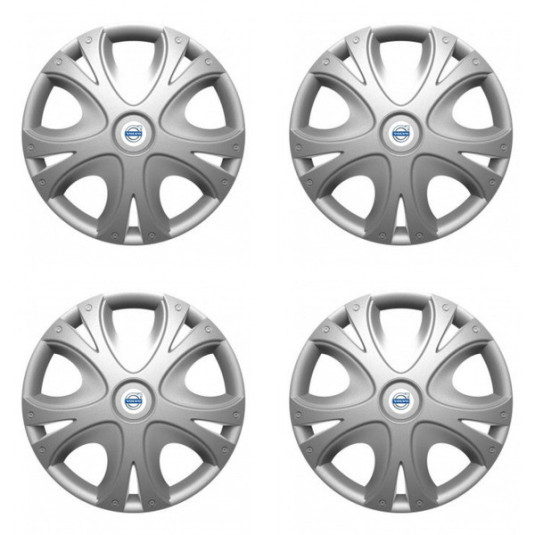 Poklice pro Volvo (bílé) 15 DYNAMIC