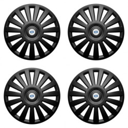 Poklice pro Volvo (bílé) 16 Luxury black