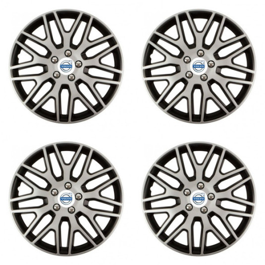 Poklice pro Volvo (bílé) 16 Dakar NC silver and black