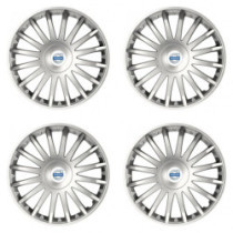Poklice pro Volvo (bílé) 16 CRYSTAL silver