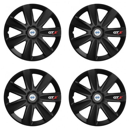 Poklice pro Volvo (bílé) 16 GTX CARBON black
