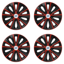 Poklice pro Volvo (bílé) 16 RAPIDE red and black