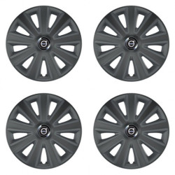 Poklice pro Volvo (černé) 14 Aviator carbon RC grafite