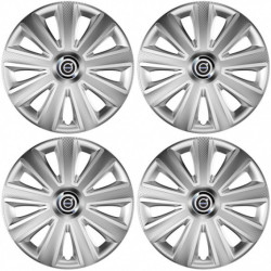 Poklice pro Volvo (černé) 14 Aviator carbon RC silver