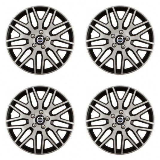 Poklice pro Volvo (černé) 14 Dakar NC silver and black