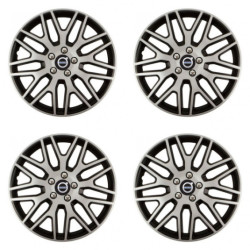 Poklice pro Volvo (černé) 14 Dakar NC silver and black