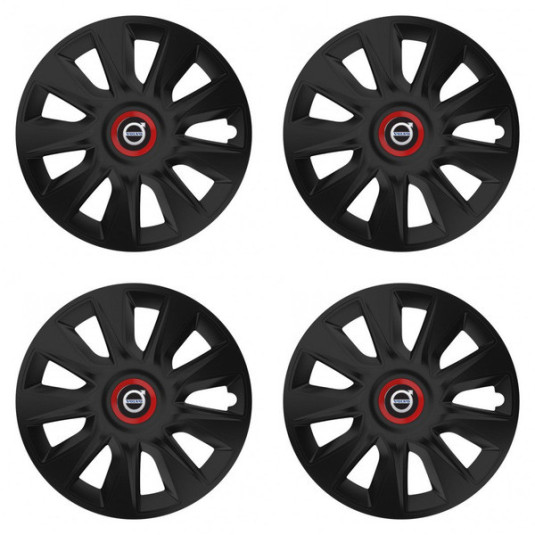 Poklice pro Volvo (černé) 14 STRATOS RR black