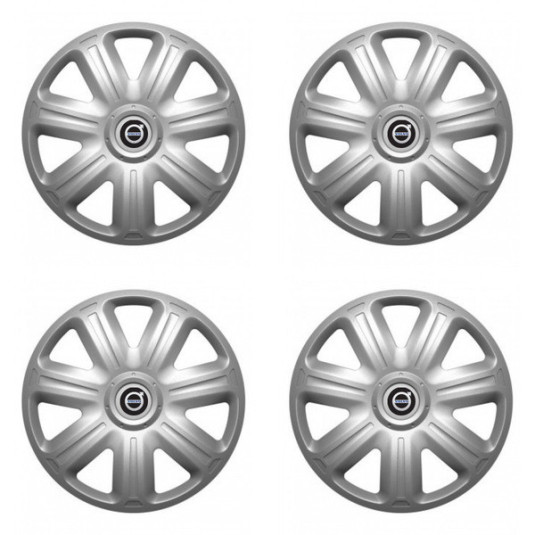 Poklice pro Volvo (černé) 14 COMFORT