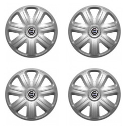 Poklice pro Volvo (černé) 14 COMFORT