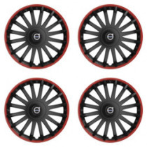 Poklice pro Volvo (černé) 15 CRYSTAL RO black