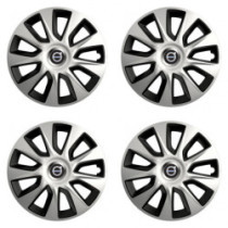 Poklice pro Volvo (černé) 15 STRATOS double colour - výpredaj