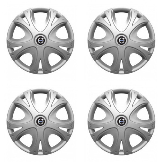 Poklice pro Volvo (černé) 15 DYNAMIC