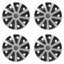 Poklice pro Volvo (černé) pre dodávky 15 Craft silver and black