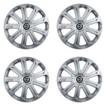 Poklice pro Volvo (černé) 16 Evo silver