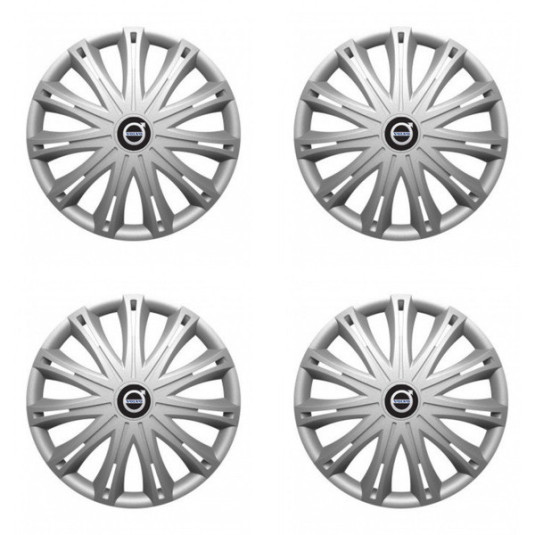 Poklice pro Volvo (černé) 16 SPARK