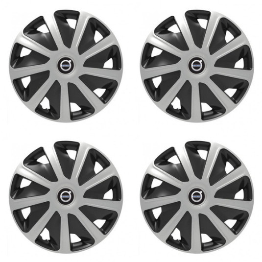 Poklice pro Volvo (černé) pre dodávky 16 Craft silver and black