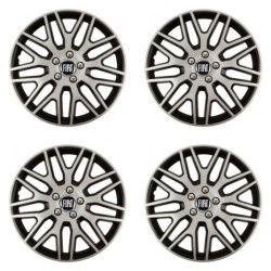 Poklice pro Fiat (černý) 14 Dakar NC silver and black