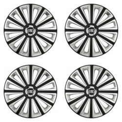 Poklice pro Fiat (černý) 14 TREND RC double colour