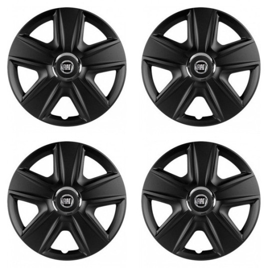 Poklice pro Fiat (černý) 14 ESPRIT RC BLACK