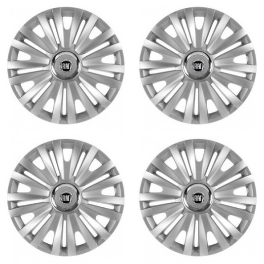 Poklice pro Fiat (černý) 15 ROYAL