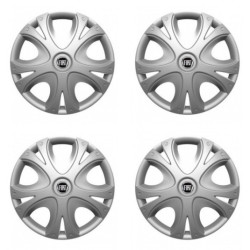 Poklice pro Fiat (černý) 15 DYNAMIC